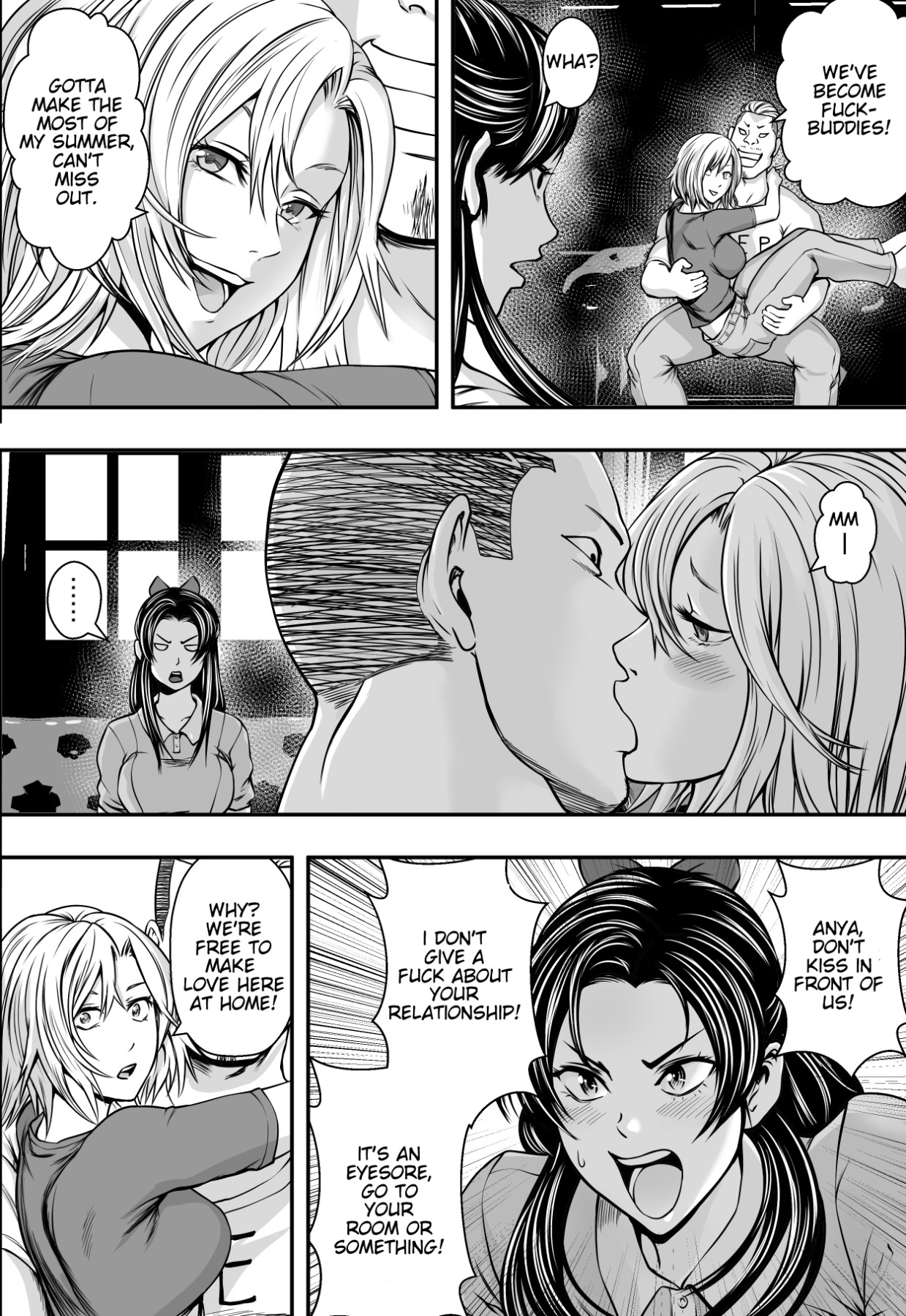 Hentai Manga Comic-Harem Love Come VS Yarichin DQN-Read-15